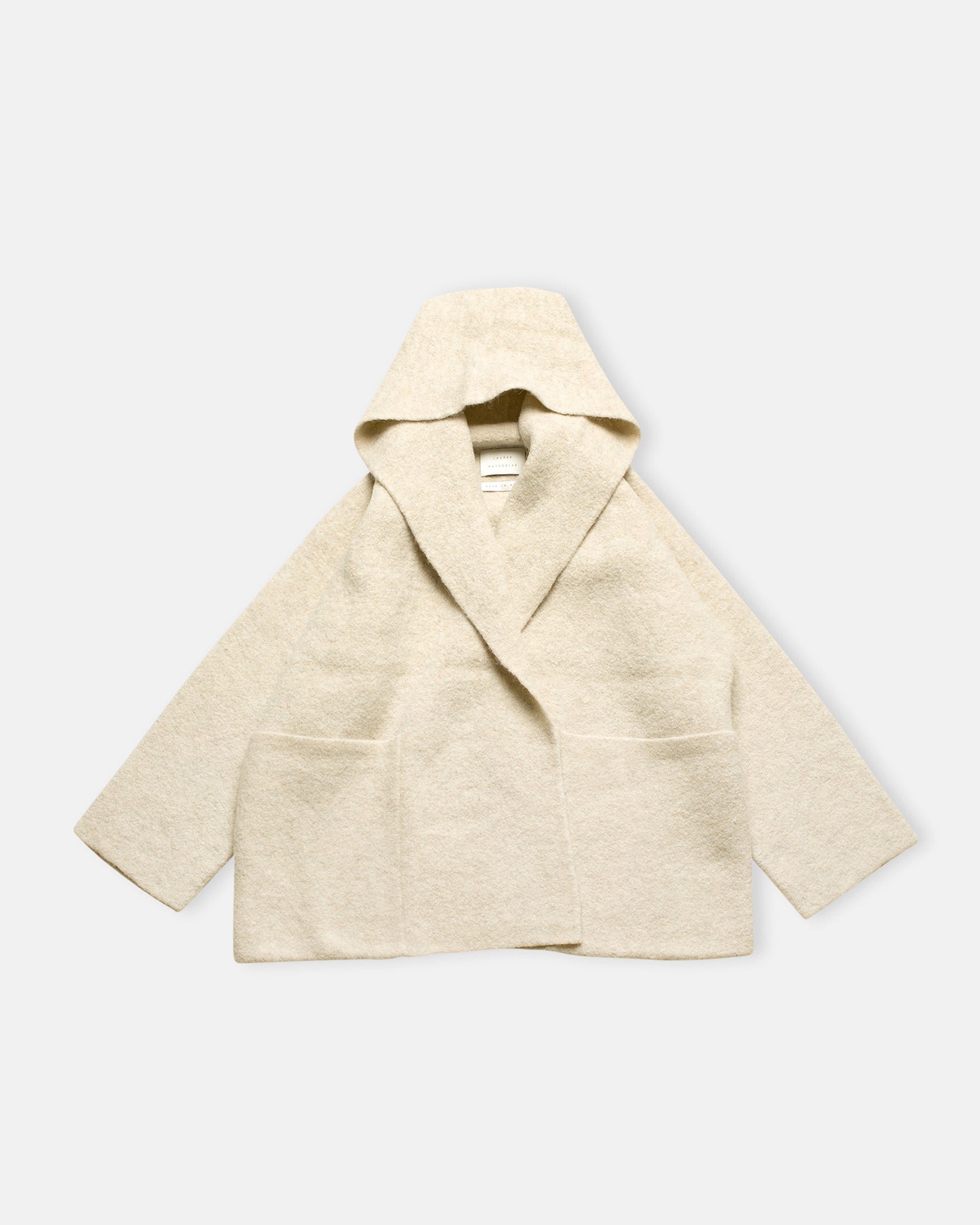 ローレンマヌージアン　DOUBLE FACE COAT White ローレンマヌージアンDOUBLE FACE COAT White