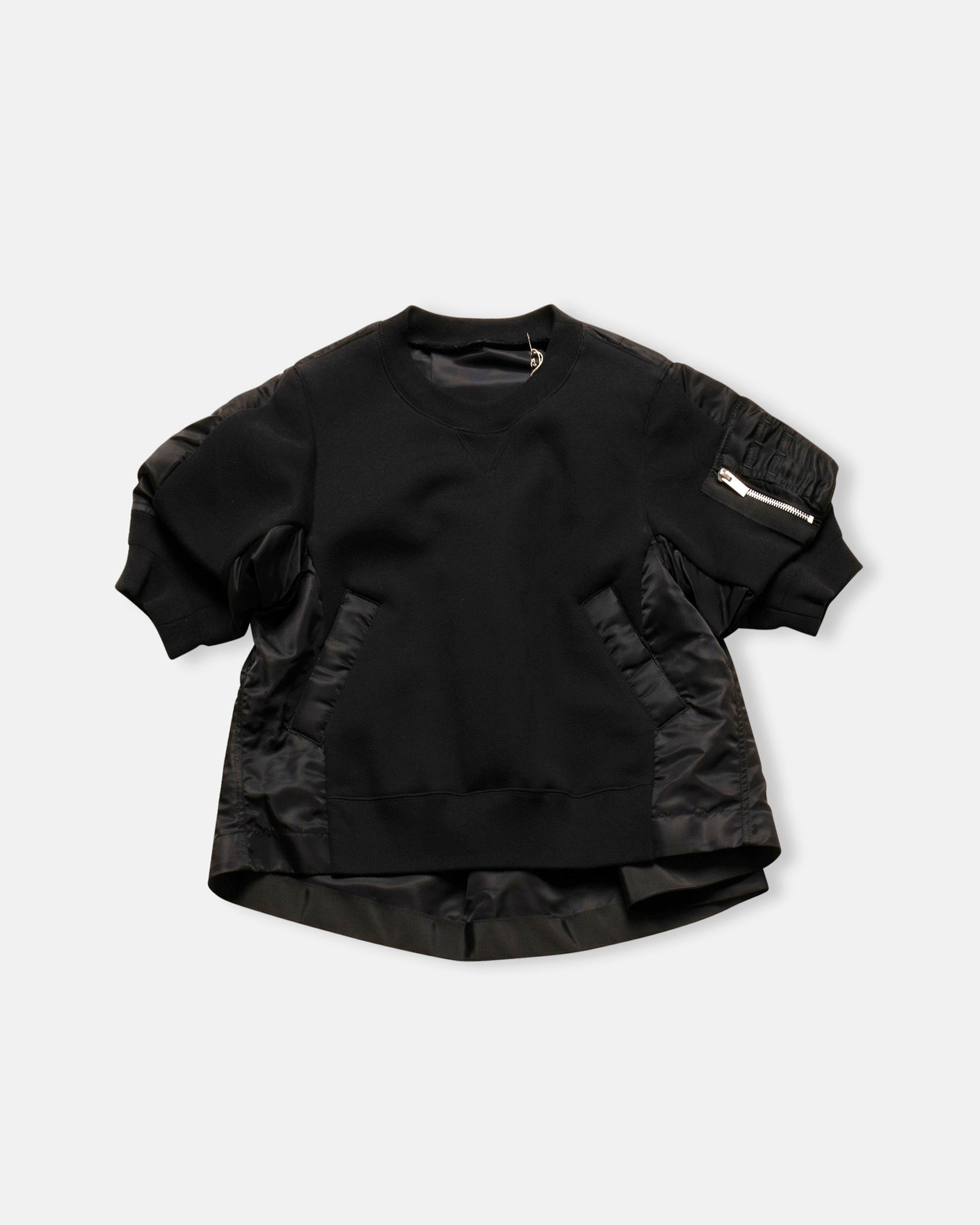sacai nylon twill x sponge sweat pullover | noodle stories