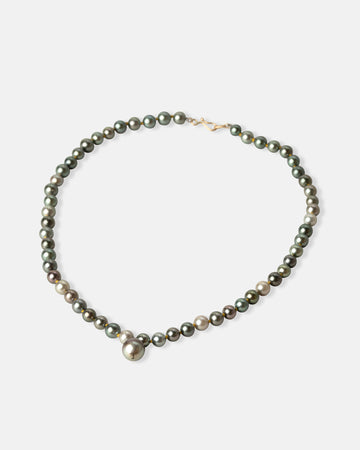 ombré tahiti pearl pendant necklace