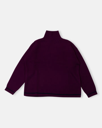ribbed turtleneck