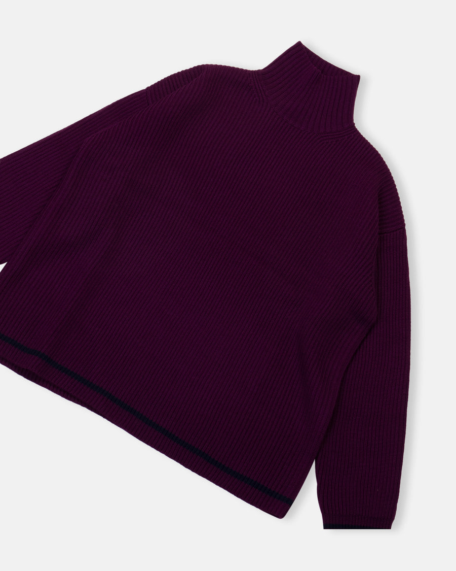 ribbed turtleneck