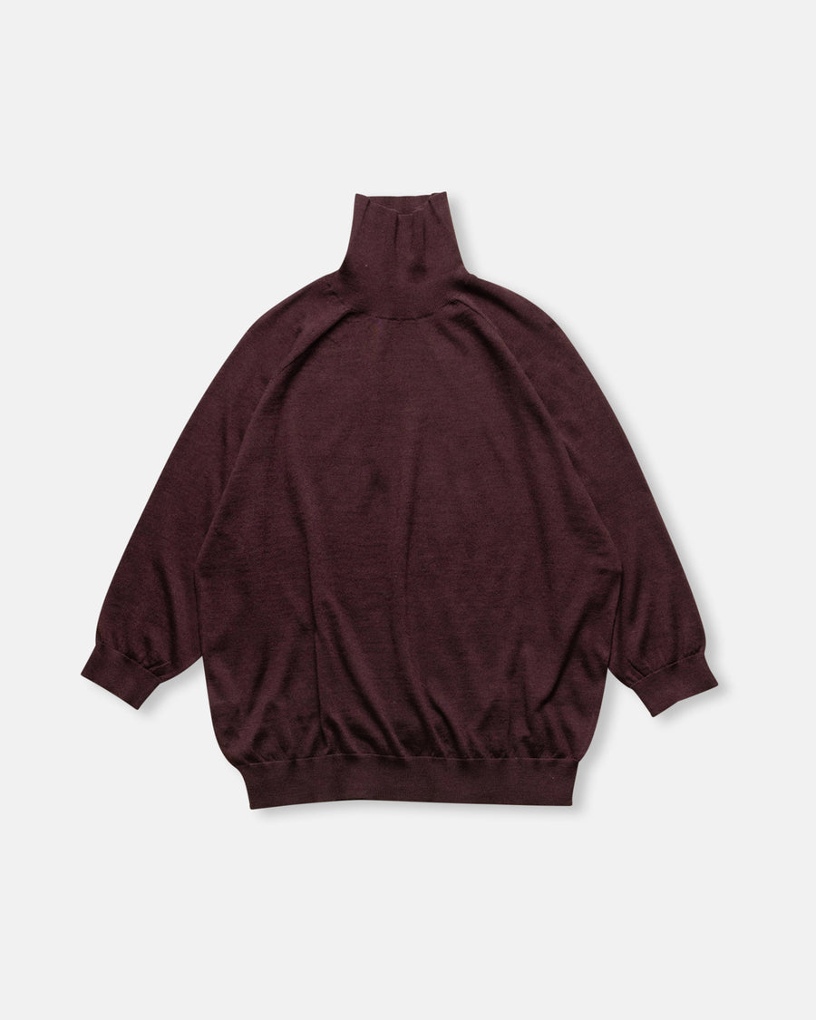 elbow sleeve turtleneck