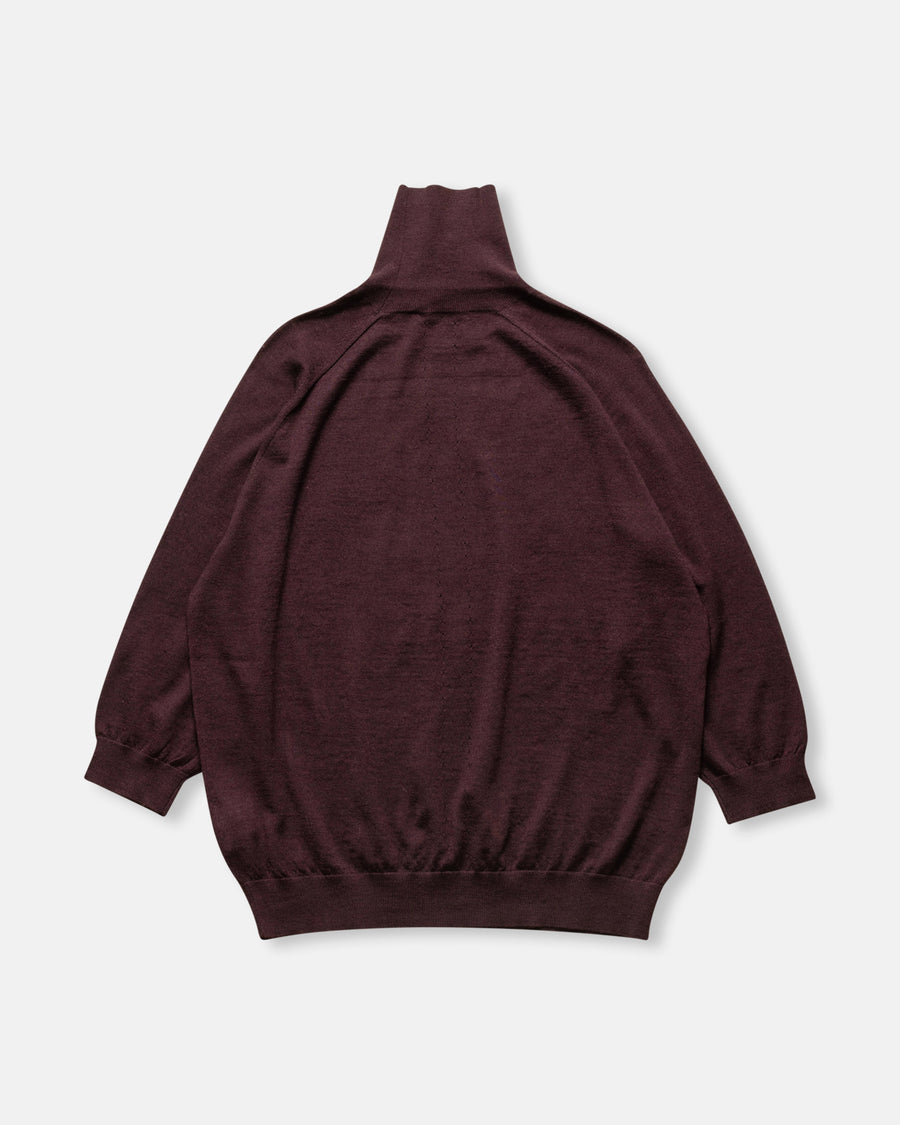 elbow sleeve turtleneck