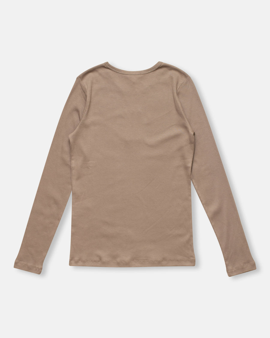 rib long sleeve t-shirt
