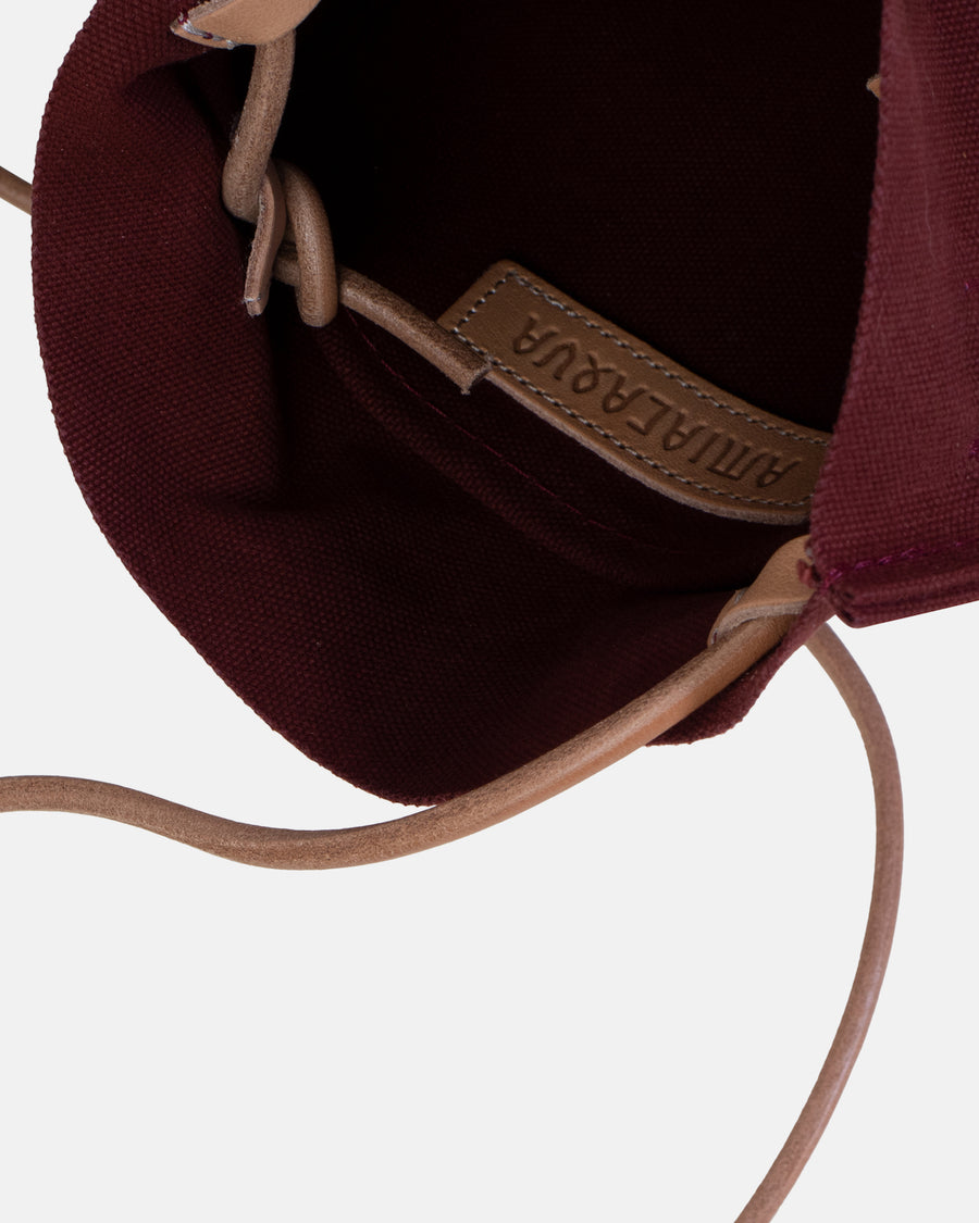 washed canvas pochette
