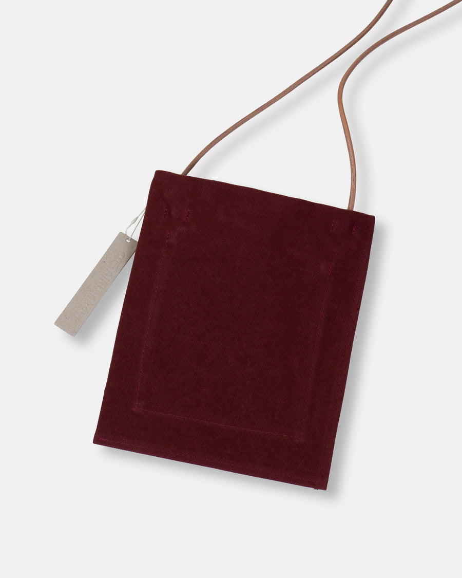 washed canvas pochette