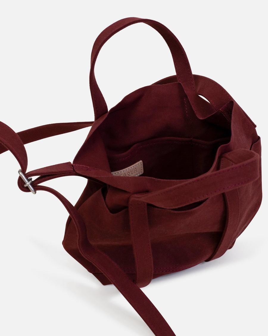 small washed canvas 2 way tote