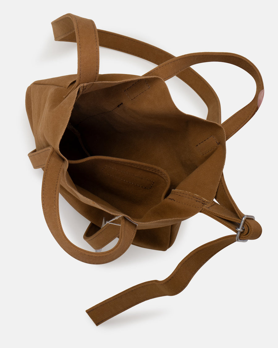 small washed canvas 2 way tote