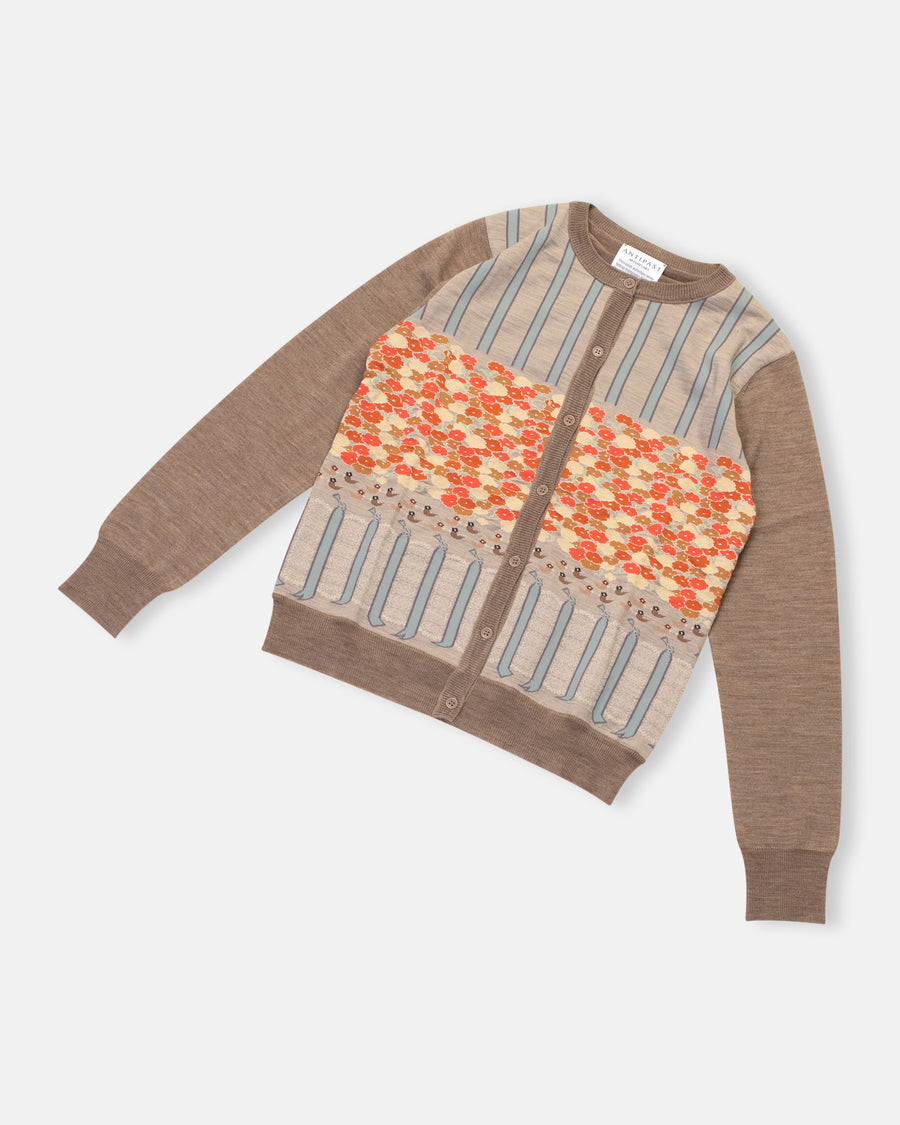 sock knit cardigan