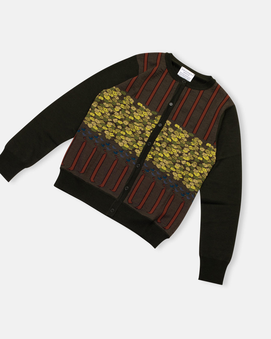 sock knit cardigan