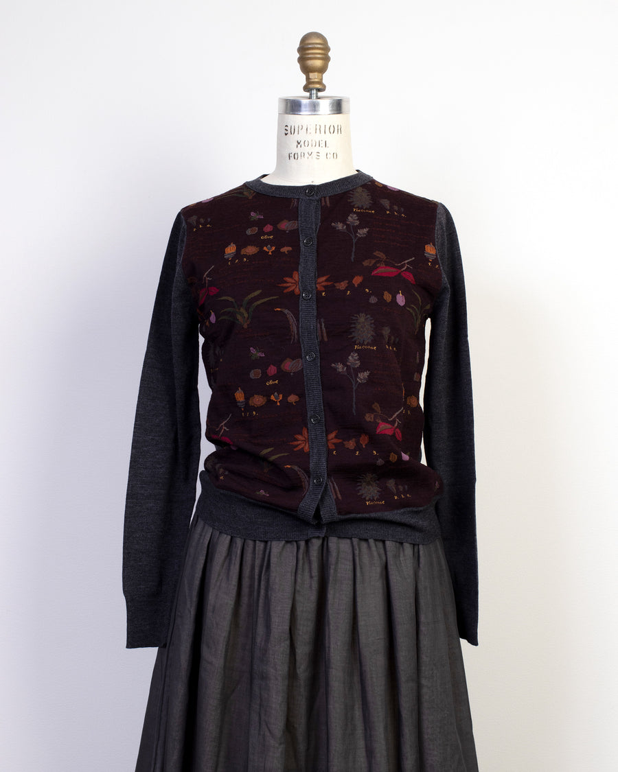 sock knit cardigan