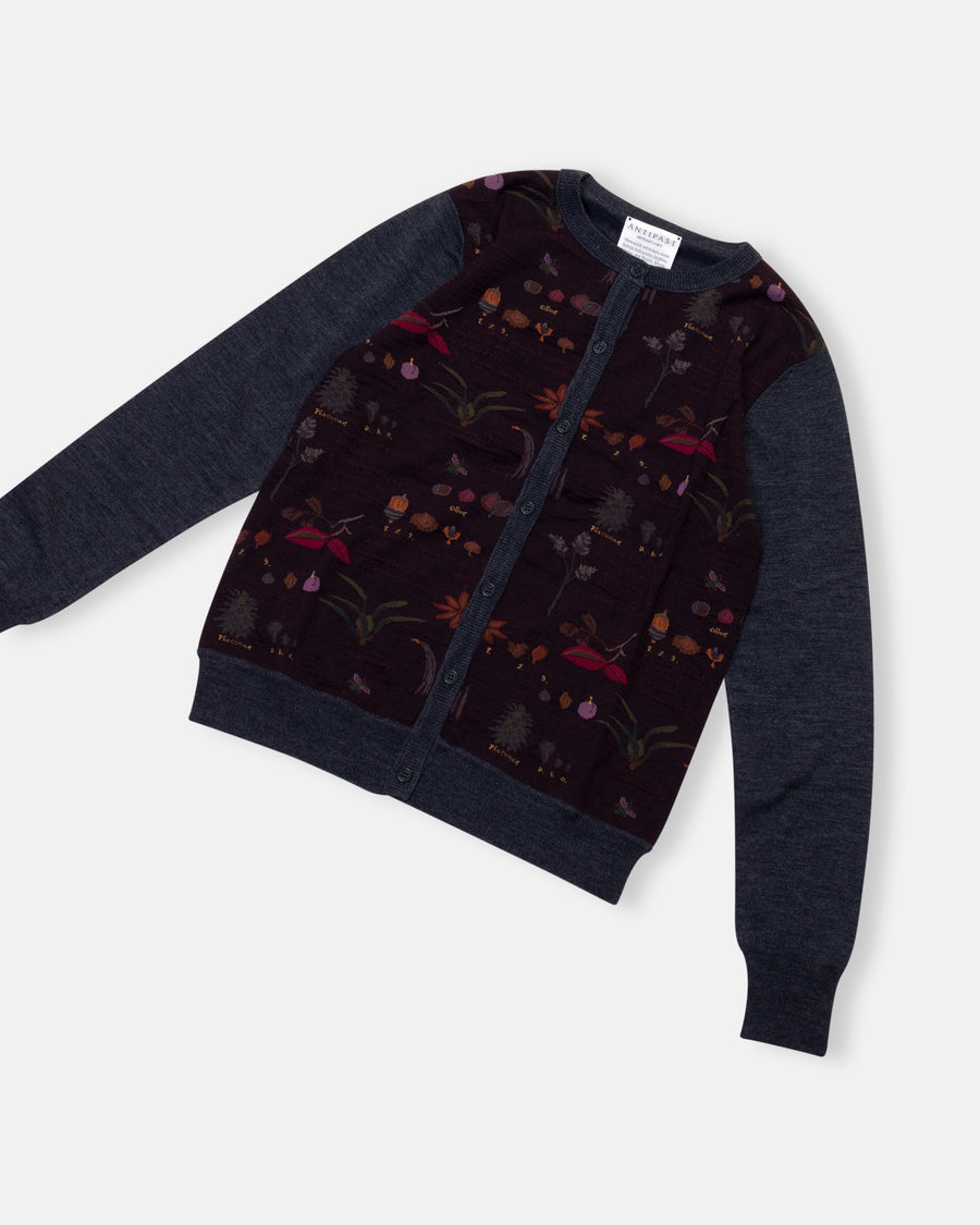 sock knit cardigan