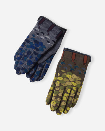 sock knit cashmere gloves