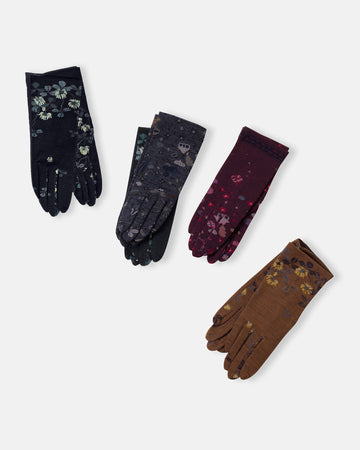 sock knit gloves