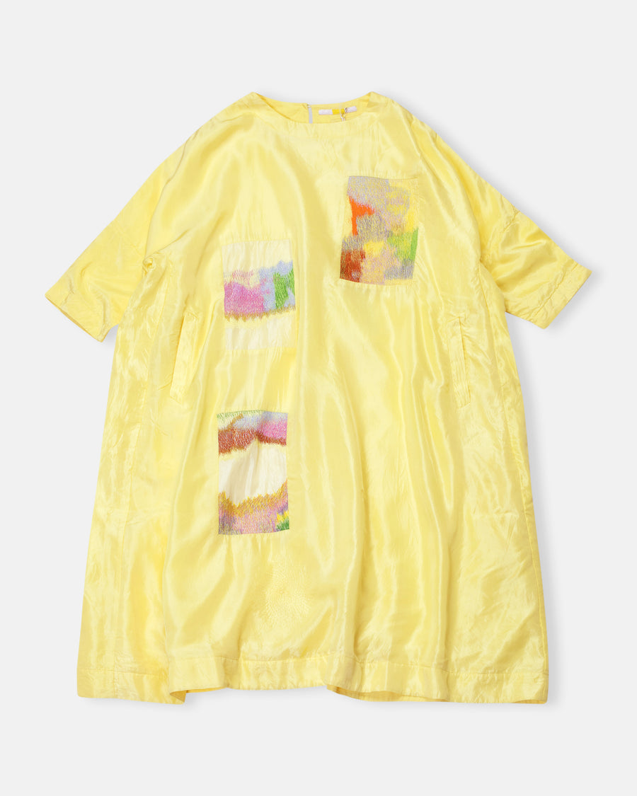 three abstructs landscape dress