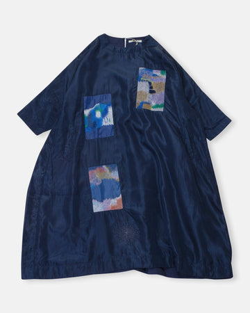 three abstructs landscape dress