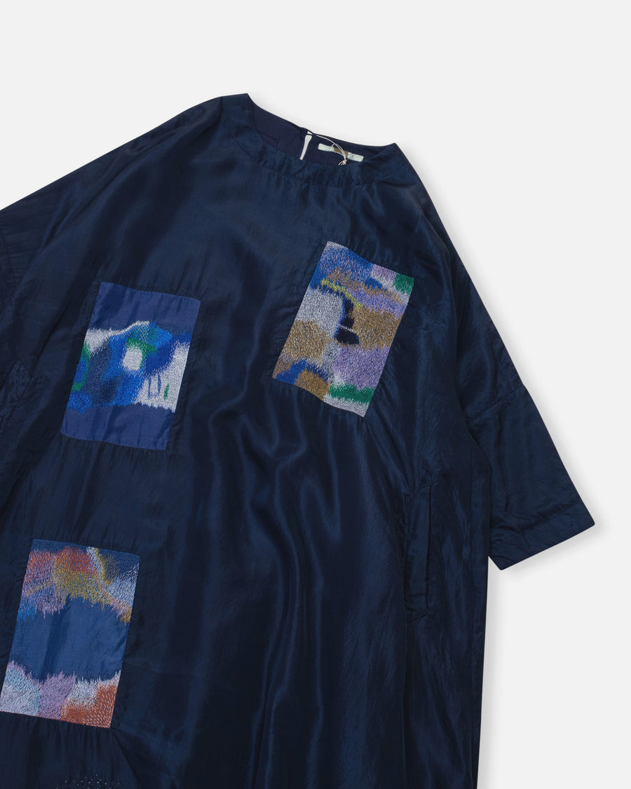 three abstructs landscape dress