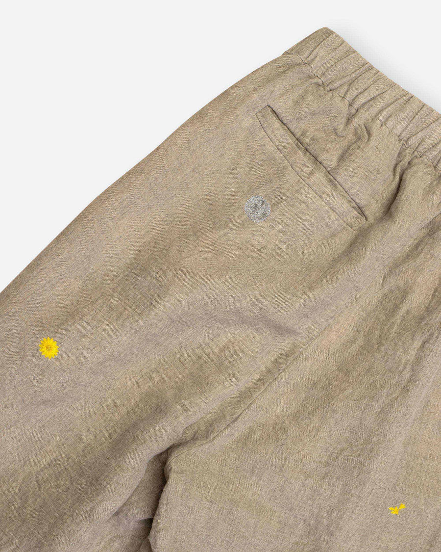 tiny niwa spray embroidered tuck pants