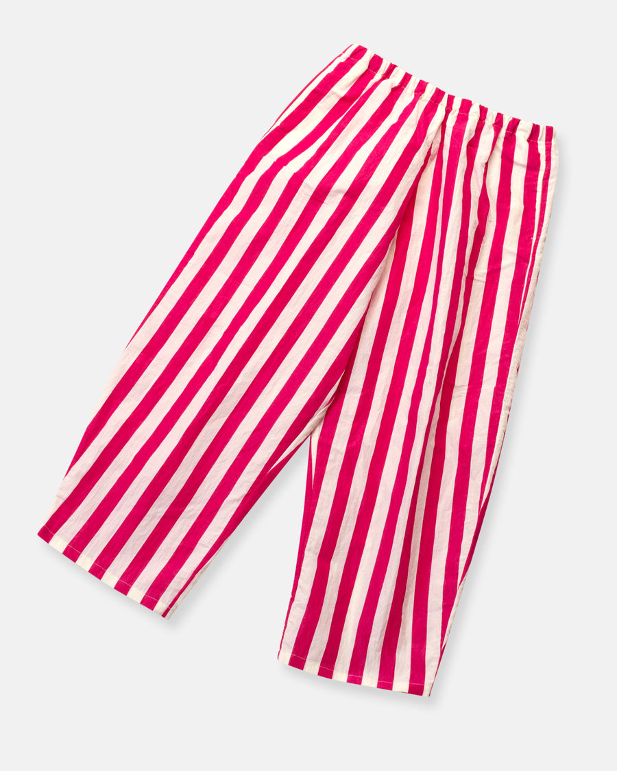 striped pull on pants