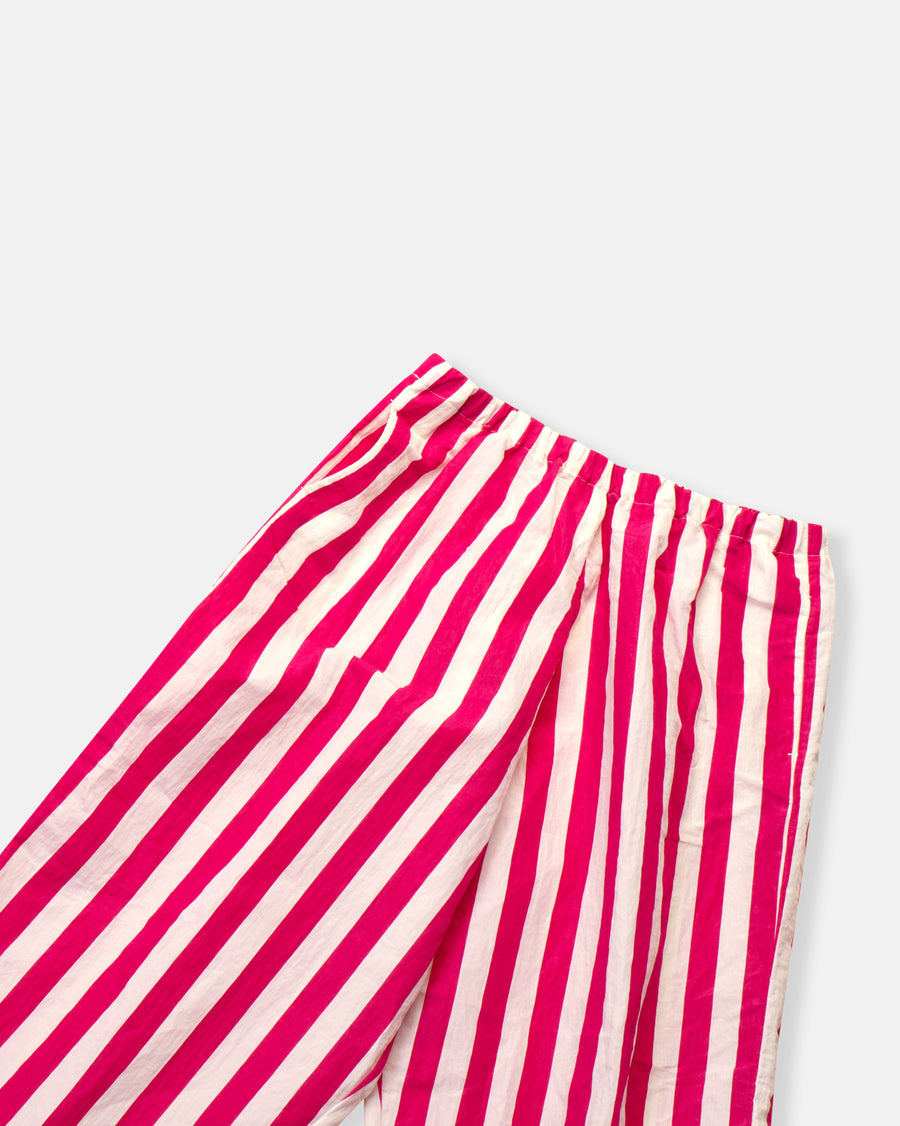 striped pull on pants