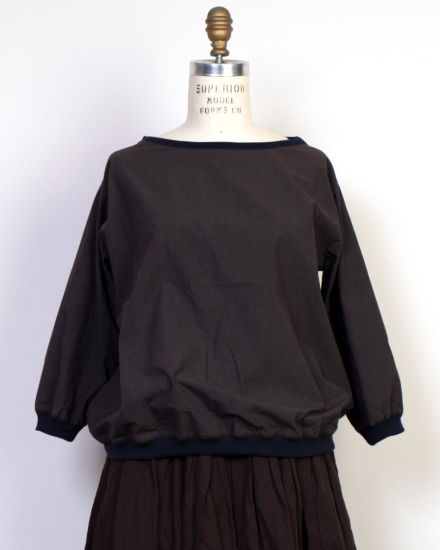 rib trimmed top