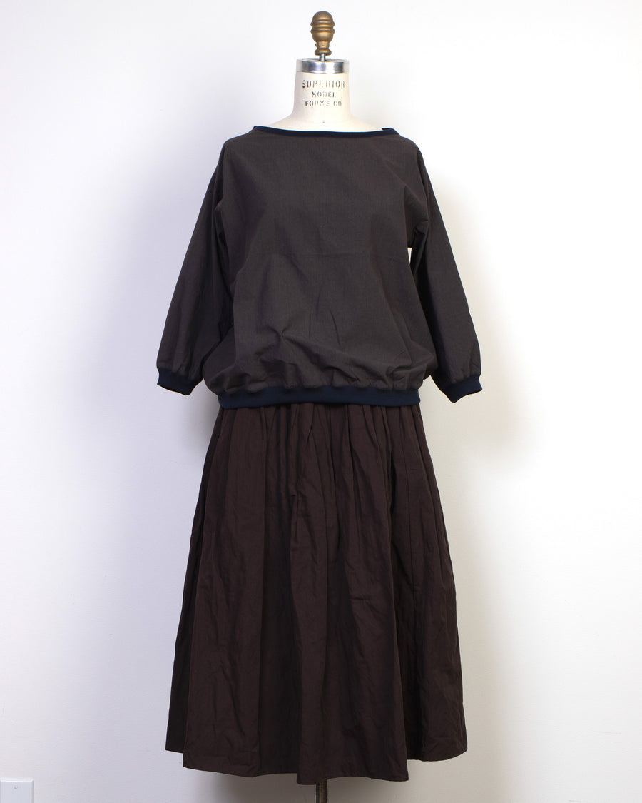 rib trimmed top
