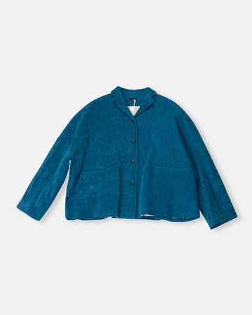 corduroy dropped shoulder jacket
