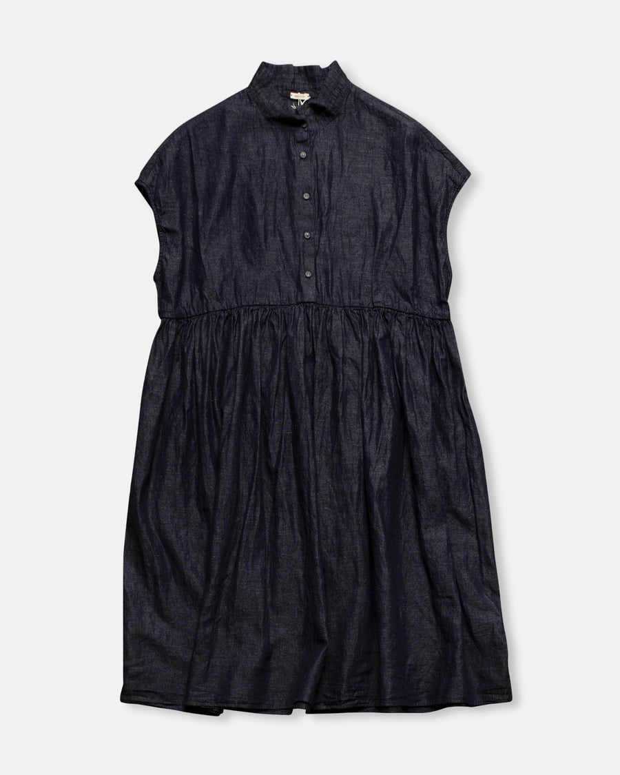 cap sleeve dress with gathered skirt