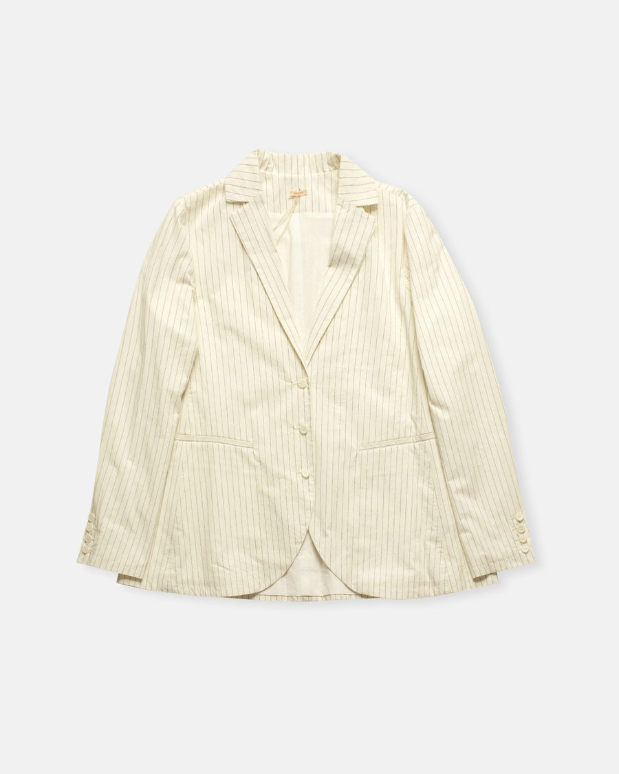 pinstripe blazer