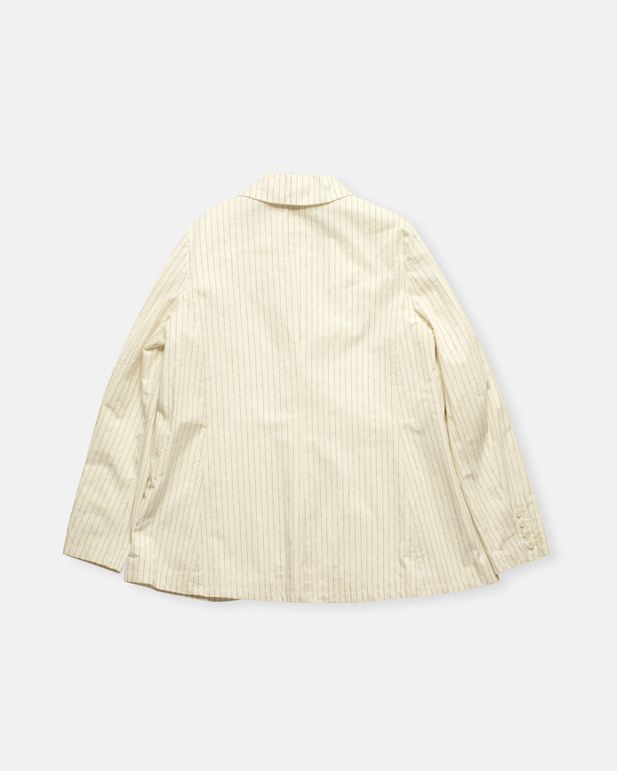 pinstripe blazer