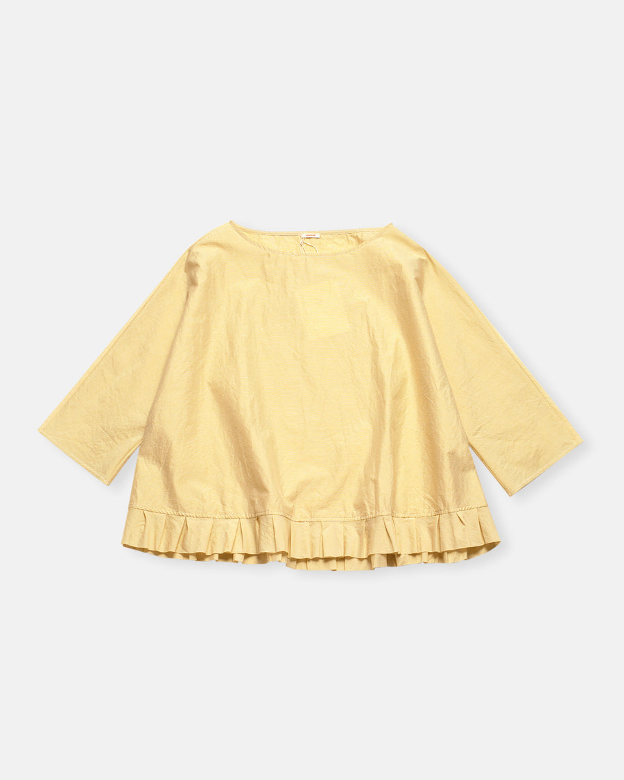 pleated trim top