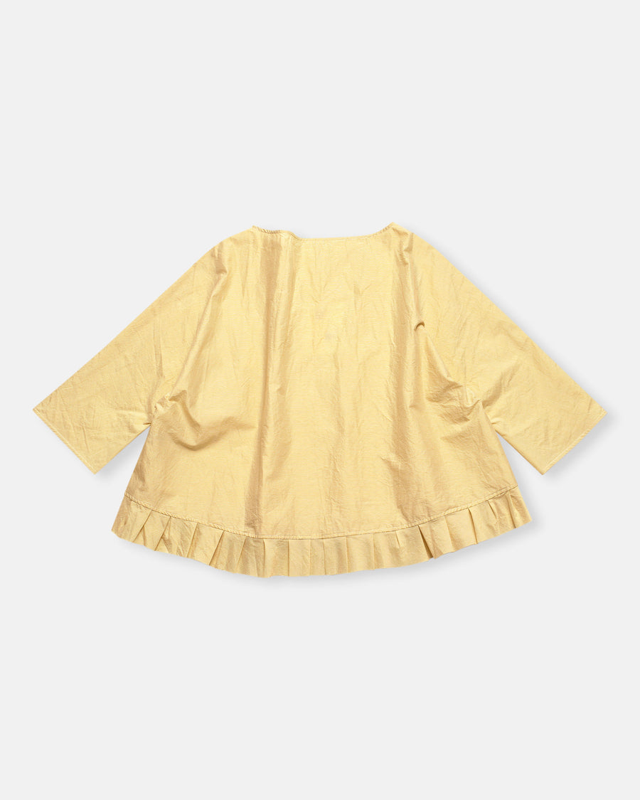 pleated trim top