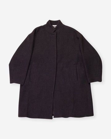 front pocket box coat