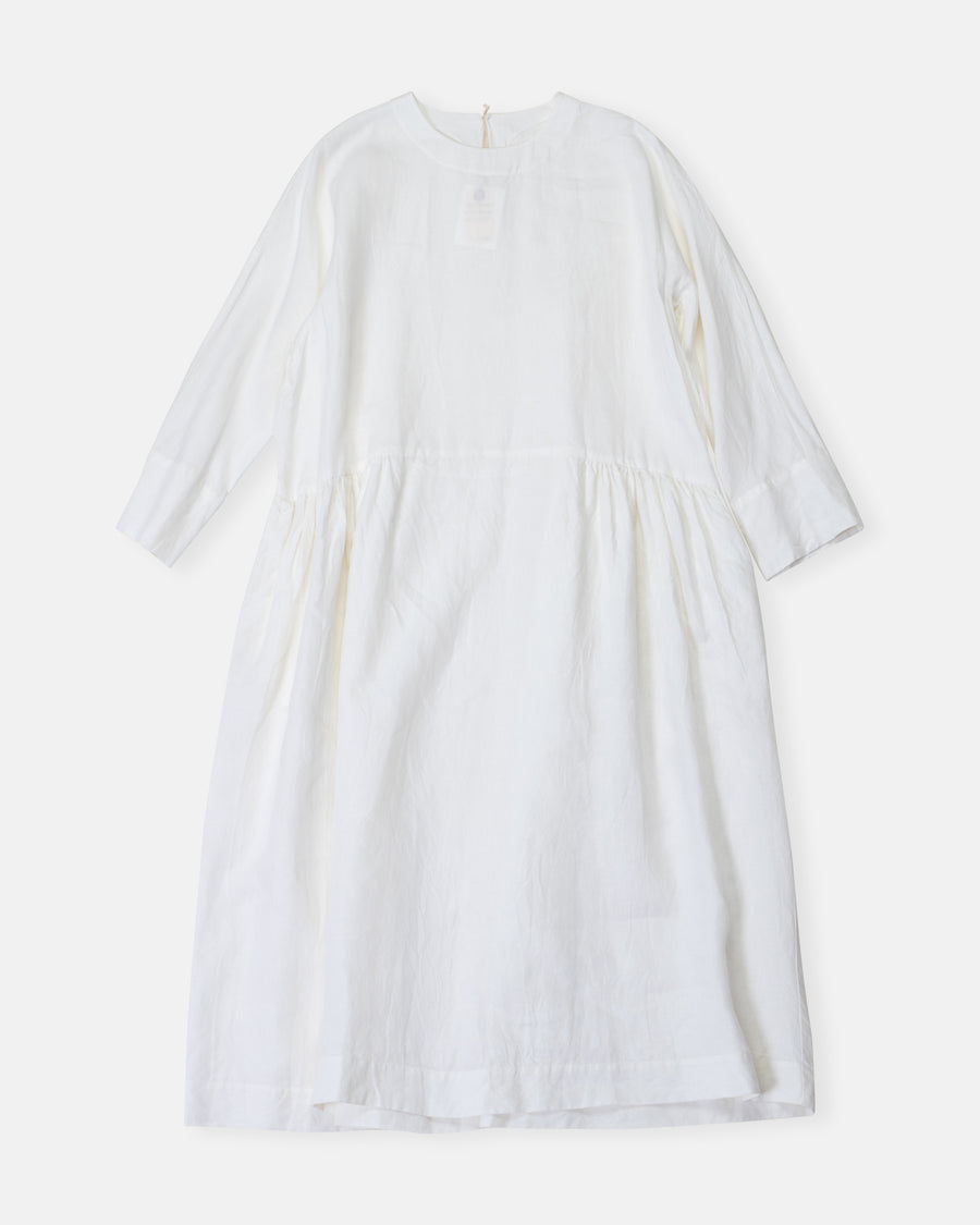 gather bottom balloon dress
