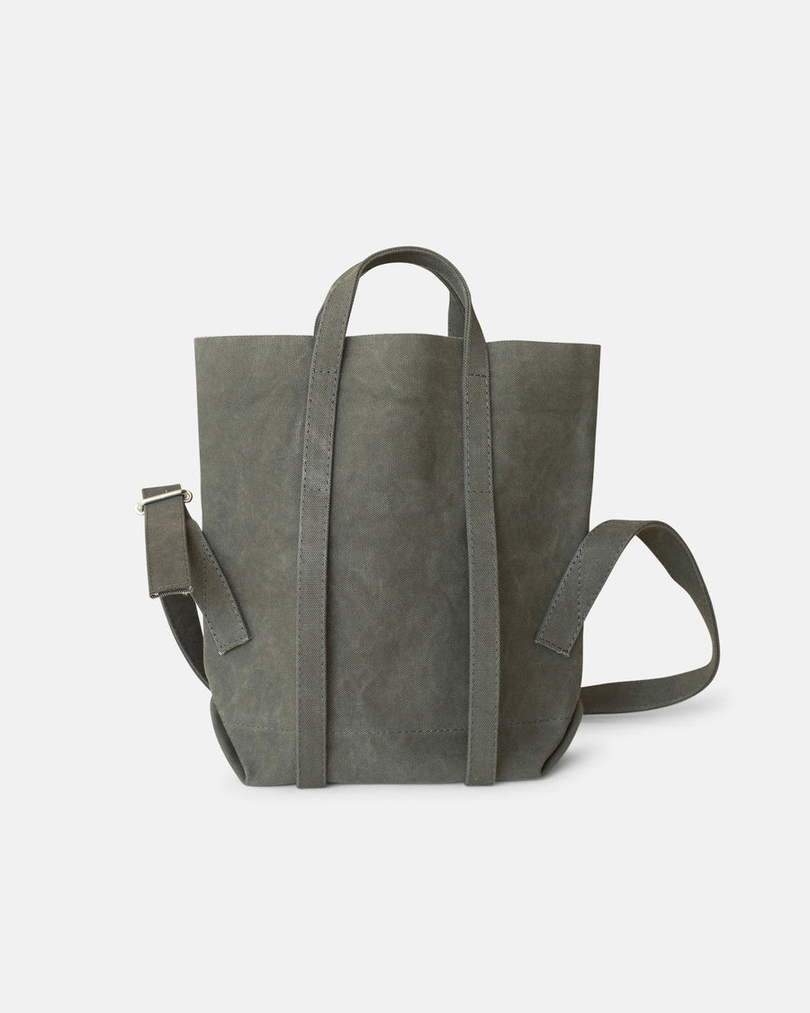 washed canvas 2 way tote