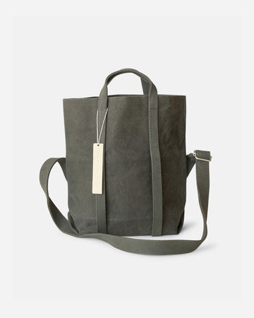 washed canvas 2 way tote