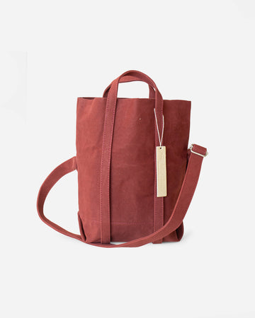 washed canvas 2 way tote