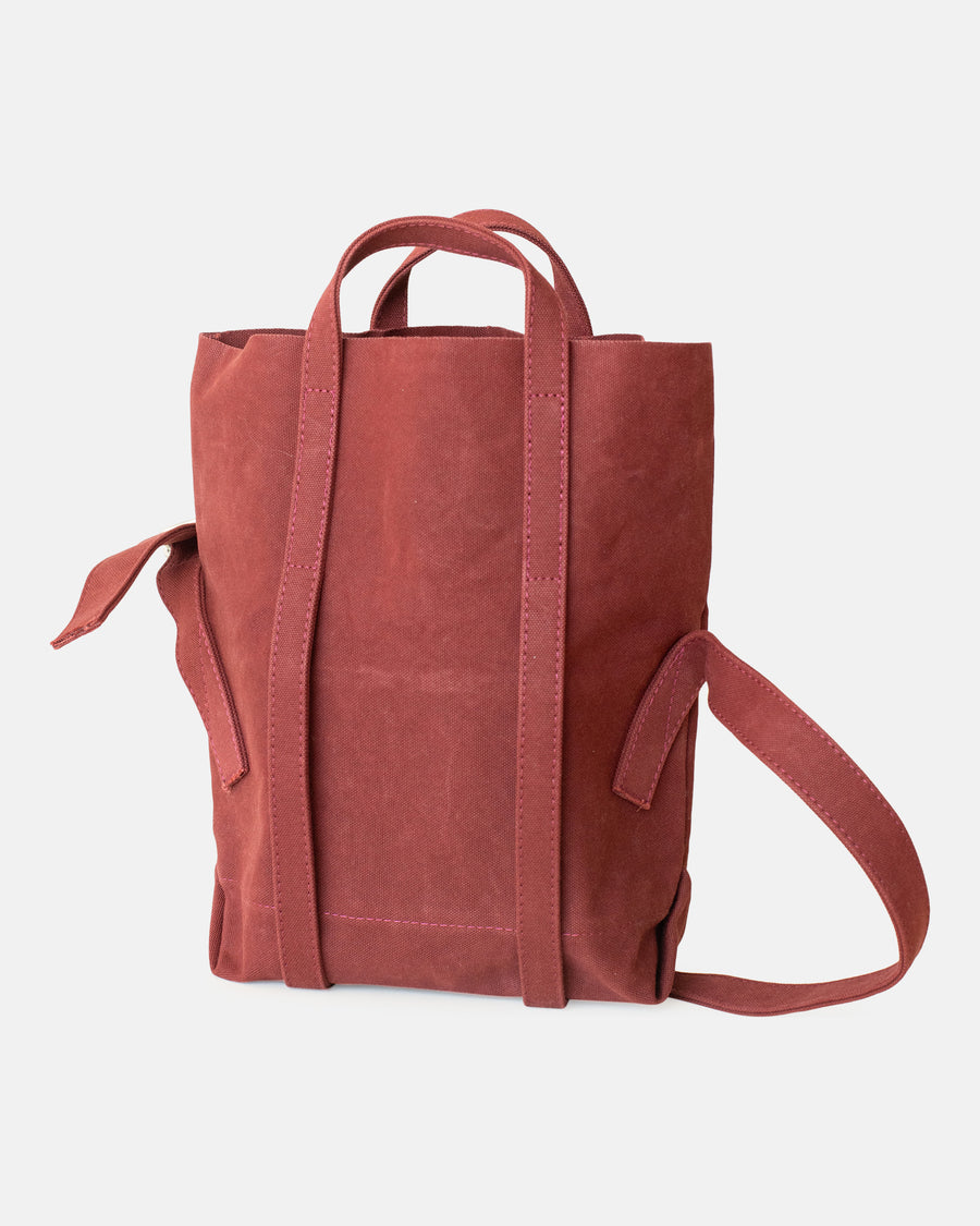 washed canvas 2 way tote