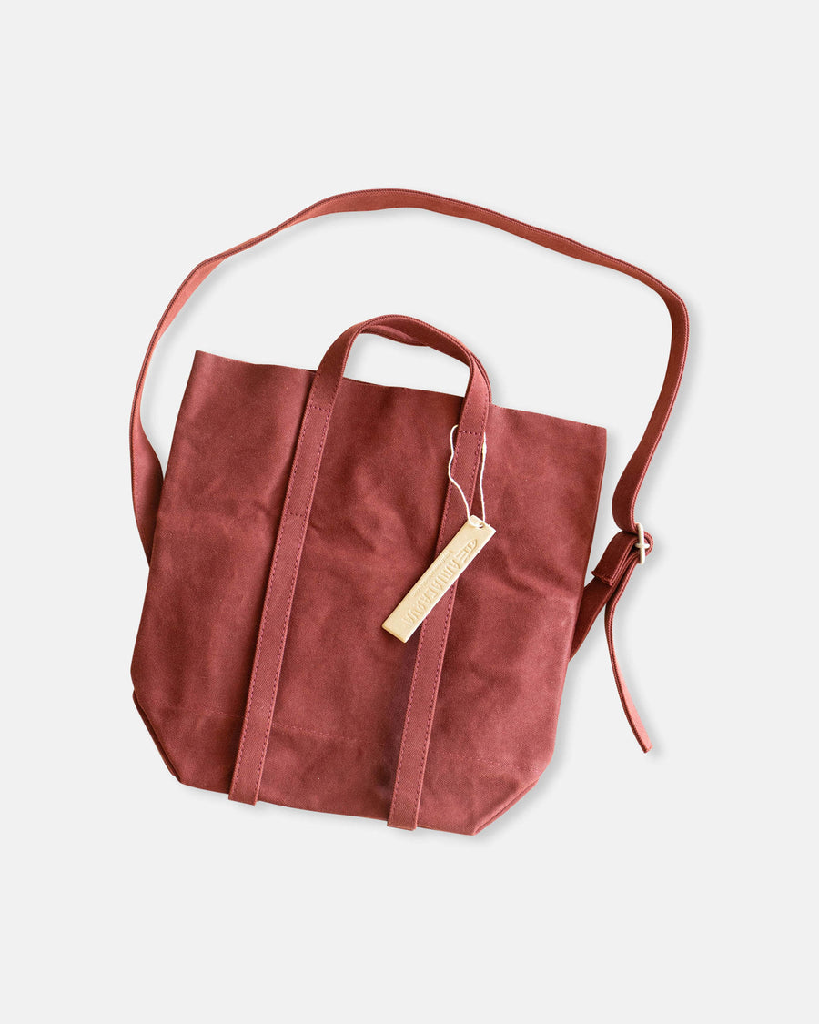 washed canvas 2 way tote