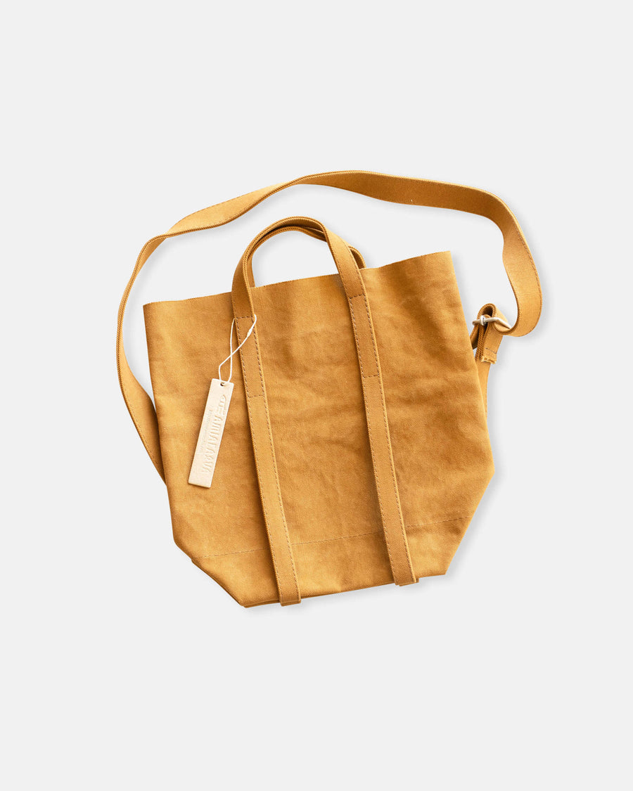 washed canvas 2 way tote