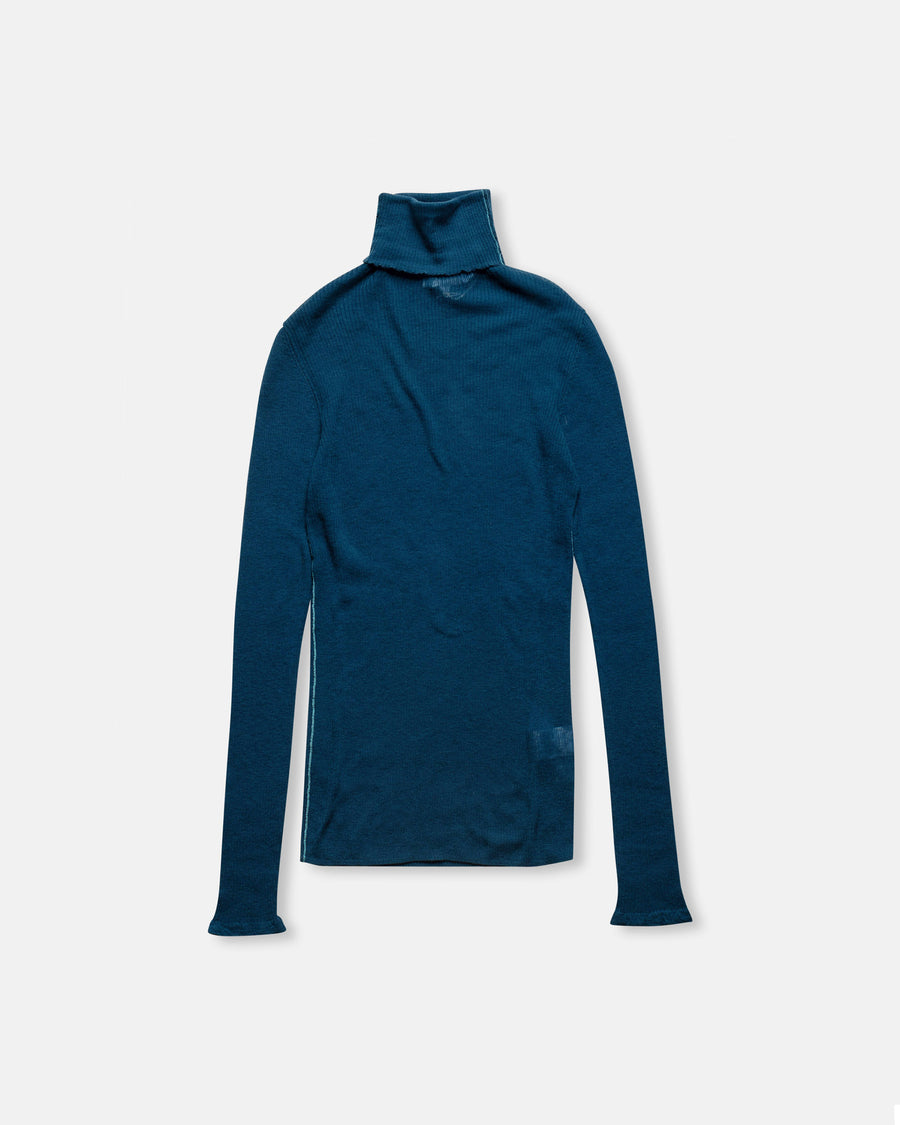 wool rib knit pullover