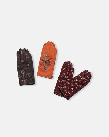 sock knit cashmere gloves
