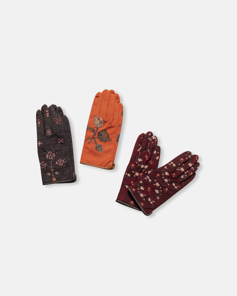 sock knit cashmere gloves