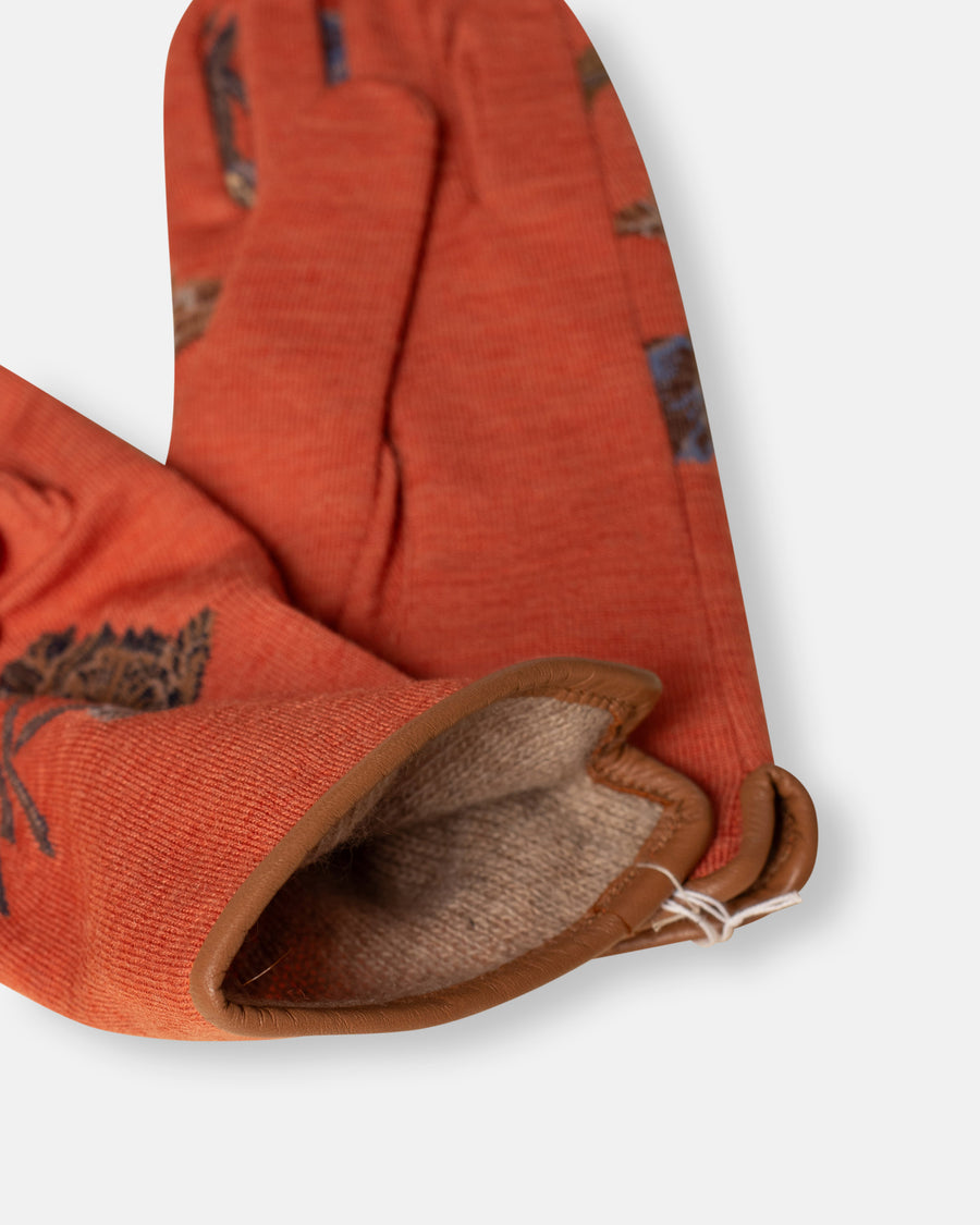 sock knit cashmere gloves
