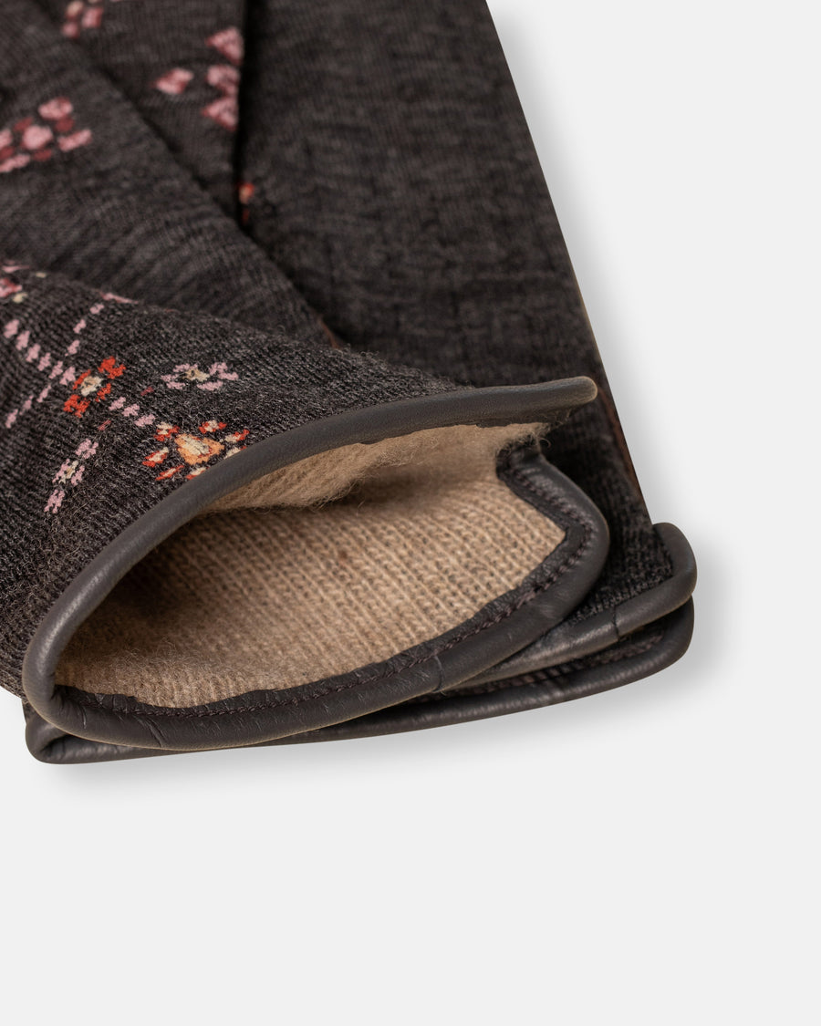sock knit cashmere gloves