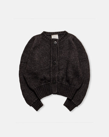 cotton wool knit cardigan