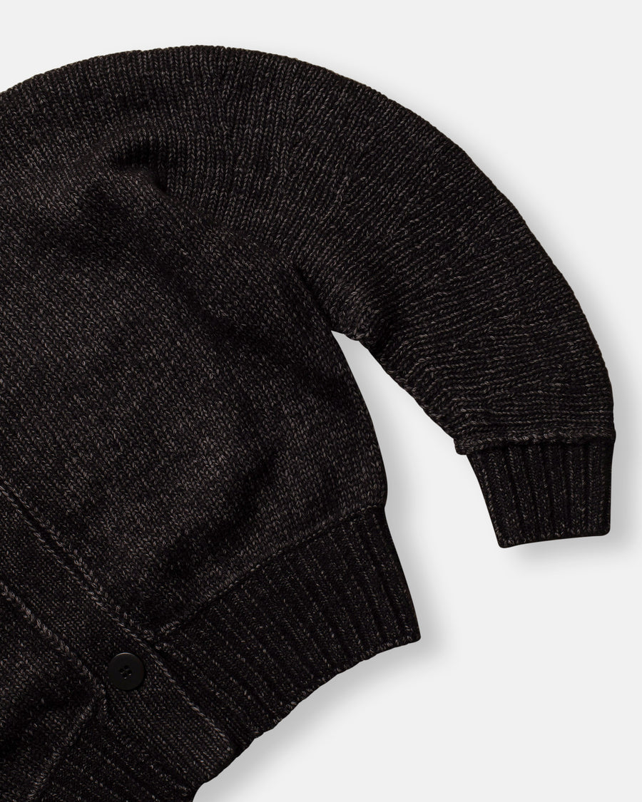 cotton wool knit cardigan