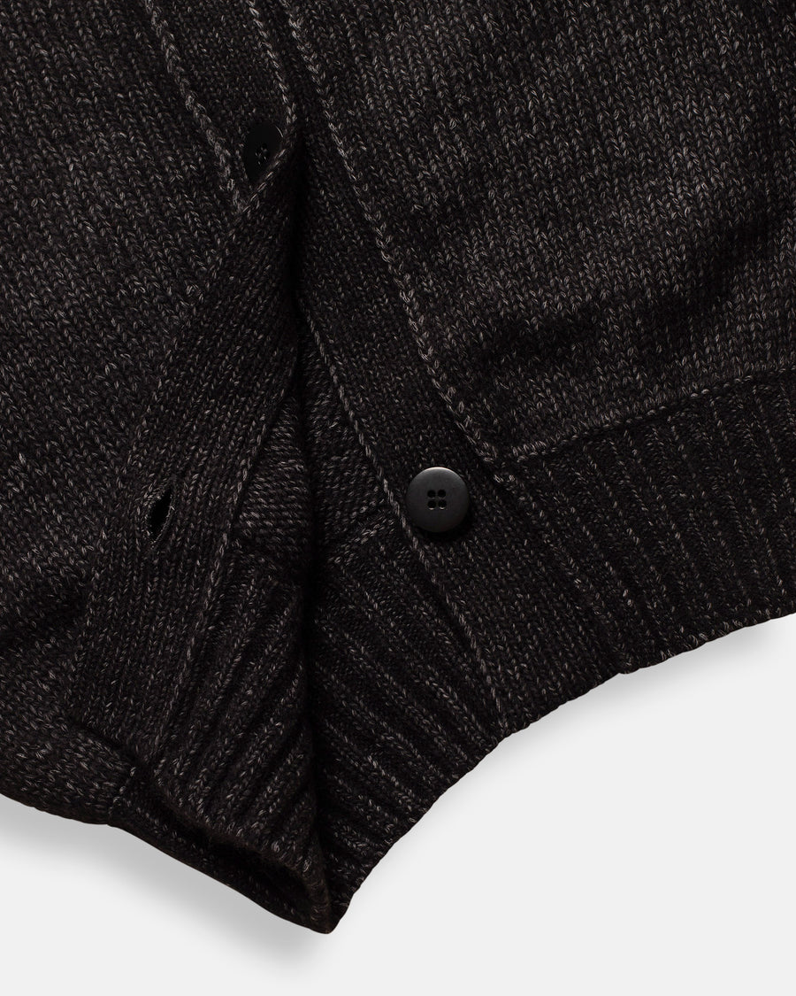 cotton wool knit cardigan