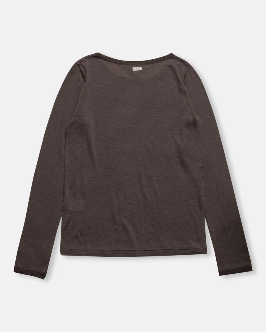 long sleeve t-shirt with mesh