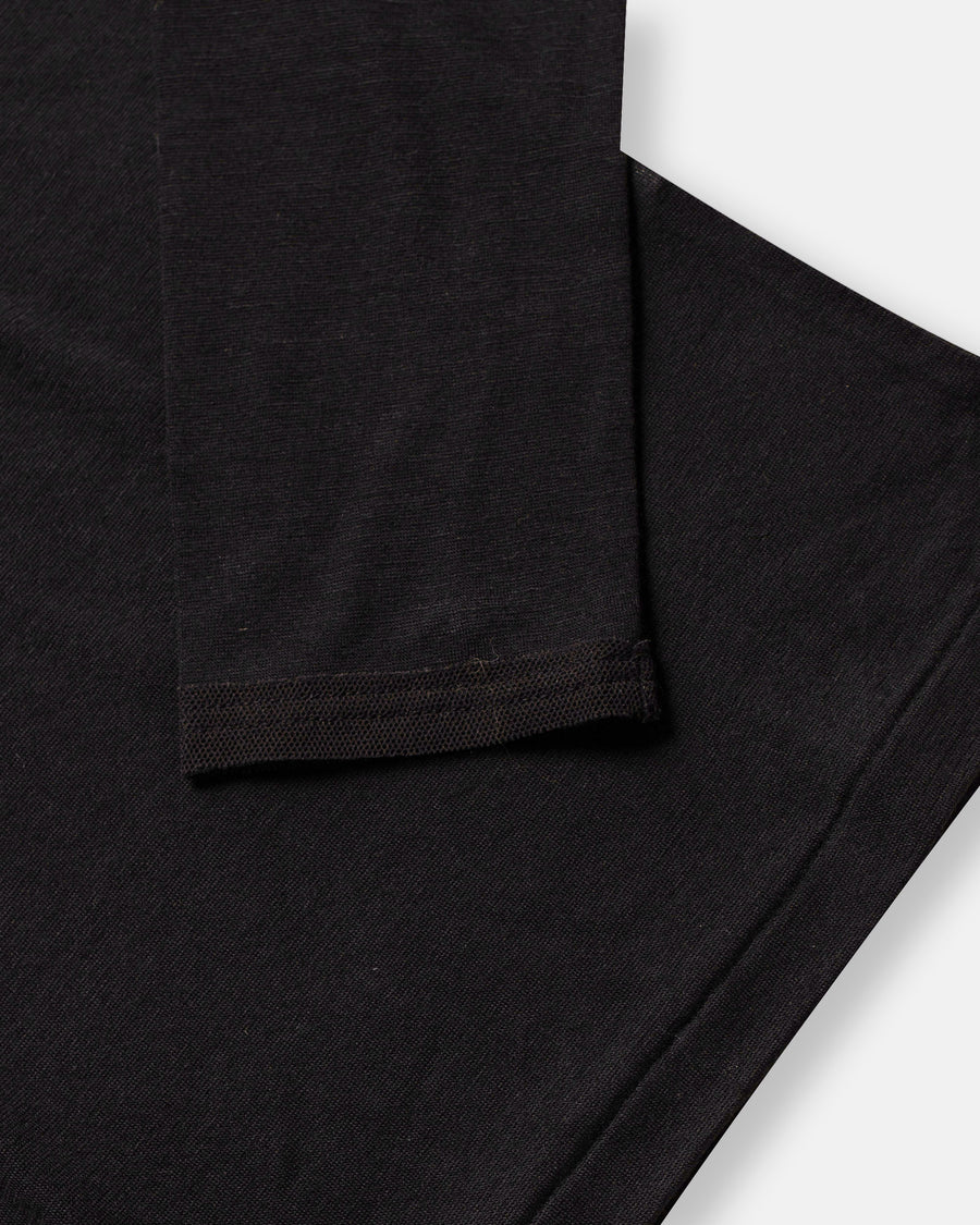 long sleeve t-shirt with mesh